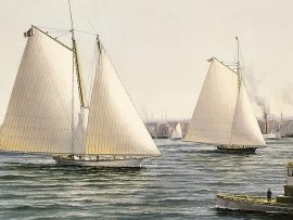 John Mecray Limited Edition Print - New York Harbour