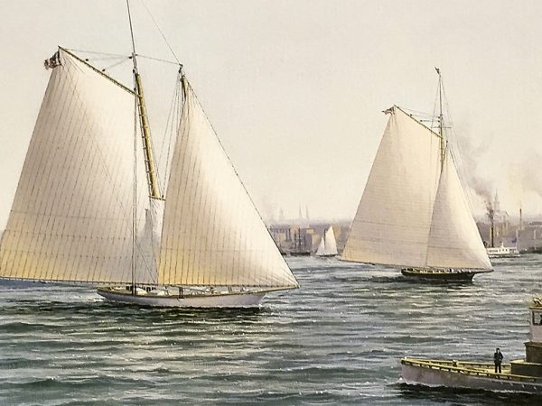 John Mecray Limited Edition Print - New York Harbour