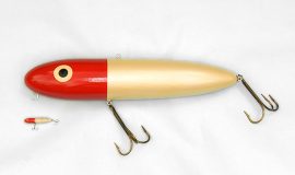 Ken Picou - Z-Spook Red Head Lure Sculpture