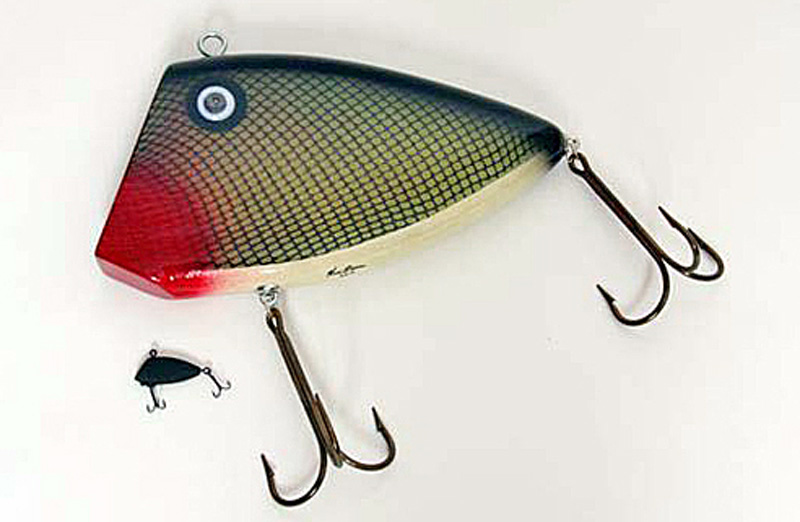 Texas Perch Lure Sculpture