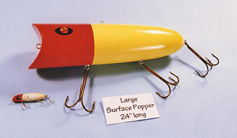 Ken Picou - Large Surface Popper Lure Sculpture