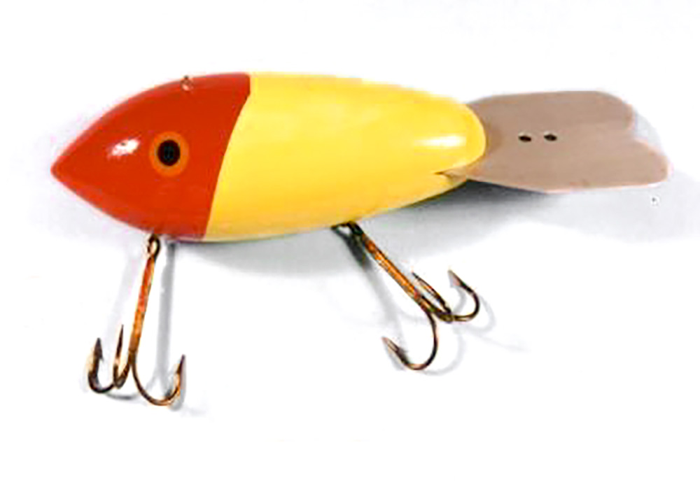 Skirted Popper Lure Sculpture