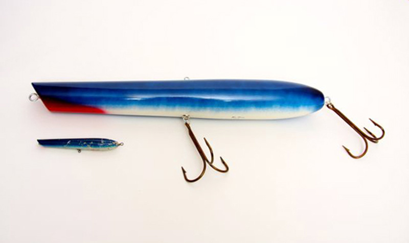 Skirted Popper Lure Sculpture