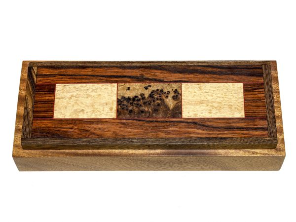 Jeffrey Seaton Signature Series Wooden Box - Russian Masur Birch and Amboyna Burl