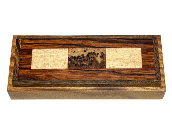 Jeffrey Seaton Signature Series Wooden Box - Russian Masur Birch and Amboyna Burl