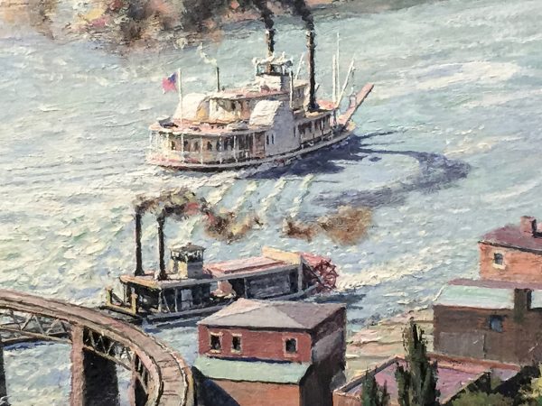 John Stobart - Cincinnati: A View from Mt. Adams c. 1875