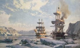 John Stobart - Whaling In The Arctic: The 