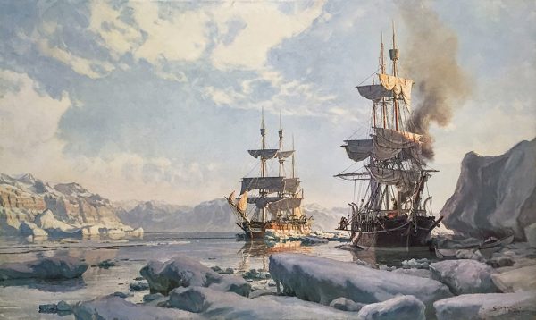John Stobart - Whaling In The Arctic: The "Charles W. Morgan" in 1884