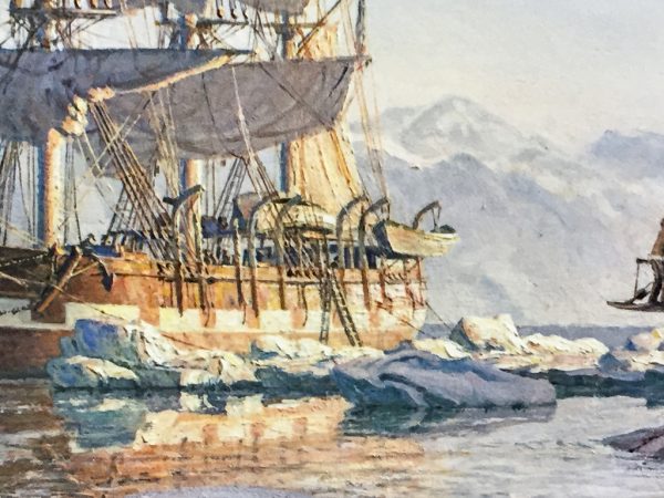 John Stobart - Whaling In The Arctic: The "Charles W. Morgan" in 1884