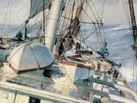 John Stobart - A Down Easter Approaching Cape Horn