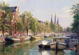 John Stobart - Amsterdam: The Herengracht