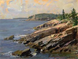 John Stobart - Bar Harbor: At the Edge of Acadia National Park