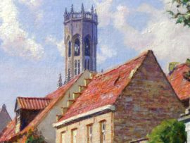 John Stobart - Bruges: A View Along the Groene Rei