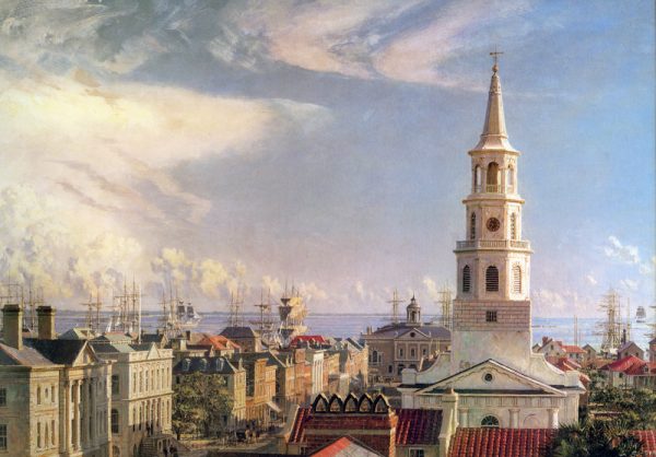 John Stobart - Charleston: Over the Rooftops in 1870
