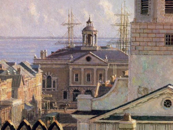 John Stobart - Charleston: Over the Rooftops in 1870