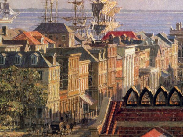 John Stobart - Charleston: Over the Rooftops in 1870