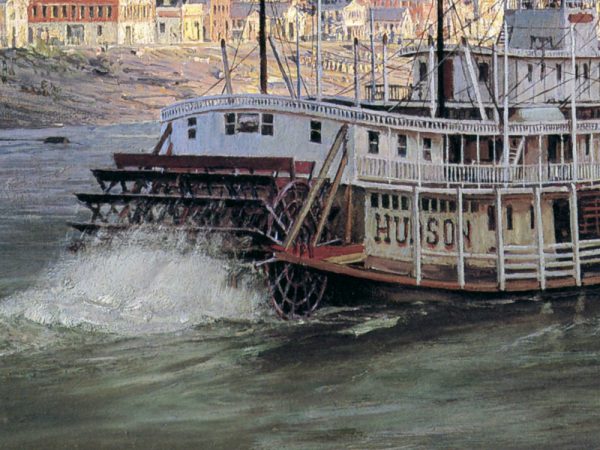 John Stobart - Cincinnati: The Packet "Hudson" Arriving in 1888