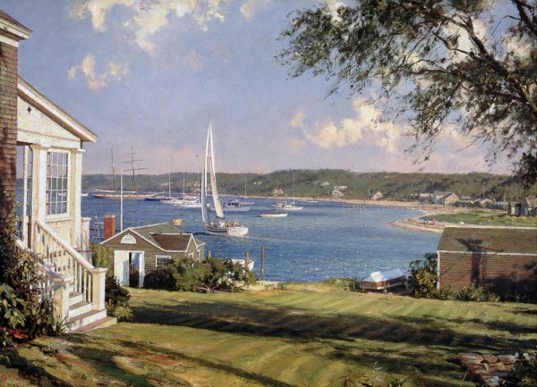 John Stobart - Edgartown: A View Looking Over the Outer Harbor