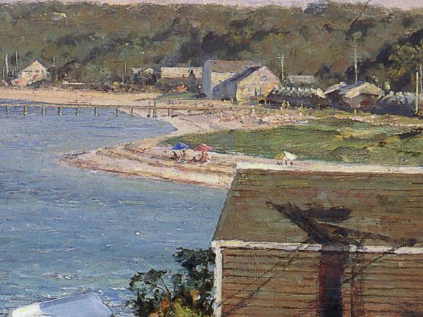 John Stobart - Edgartown: A View Looking Over the Outer Harbor
