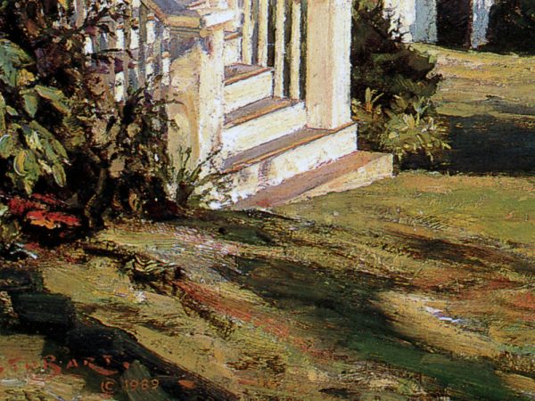 John Stobart - Edgartown: A View Looking Over the Outer Harbor
