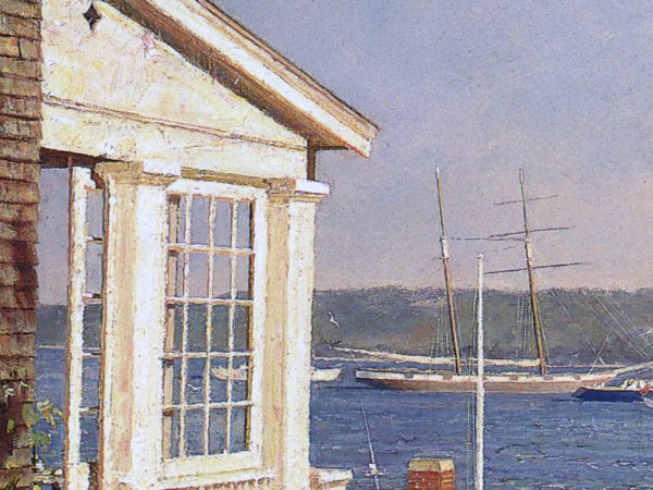 John Stobart - Edgartown: A View Looking Over the Outer Harbor