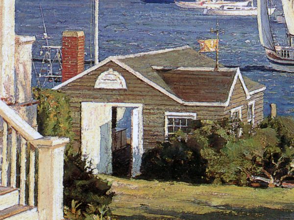 John Stobart - Edgartown: A View Looking Over the Outer Harbor