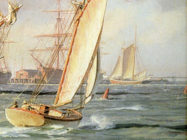 John Stobart - Galveston: The Bark "Elissa" Leaving Port in 1884