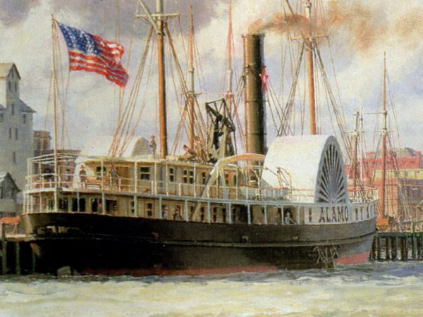 John Stobart - Galveston: The Bark "Elissa" Leaving Port in 1884