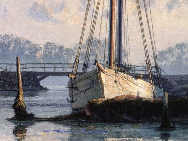 John Stobart - Greenwich: A View of the Lower Landing, Cos Cob