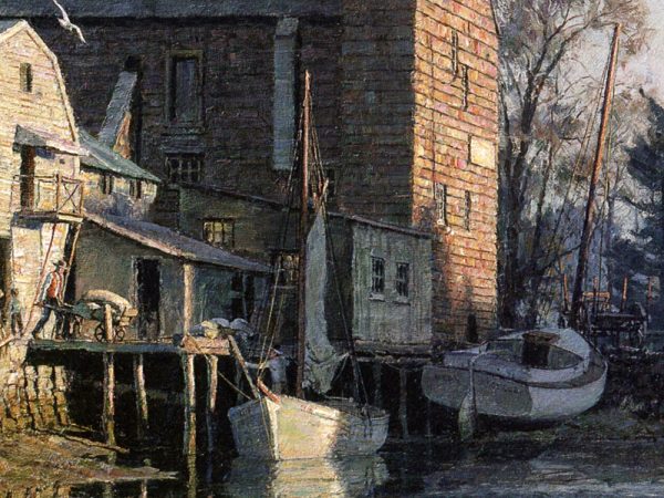 John Stobart - Greenwich: A View of the Lower Landing, Cos Cob