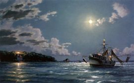 John Stobart - Haig Point: A View of the Lighthouse from Harbourtown