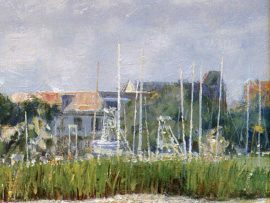 John Stobart - Harbour Town: Hilton Head Island from the Oyster Beds