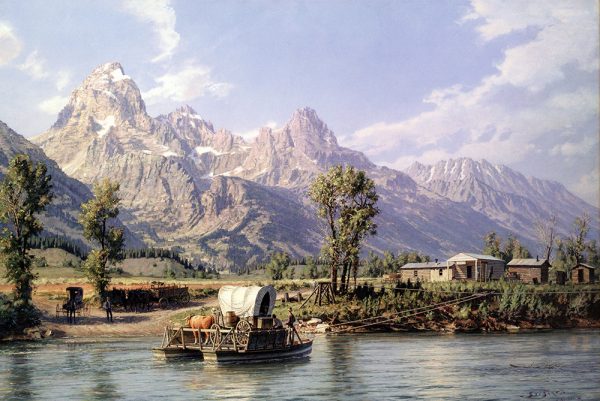 John Stobart - Jackson Hole: A View of the Grand Tetons