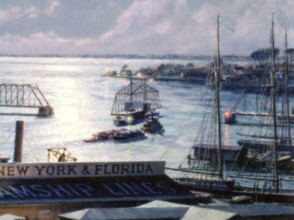 John Stobart - Jacksonville: The "City of Jacksonville" Returning Home