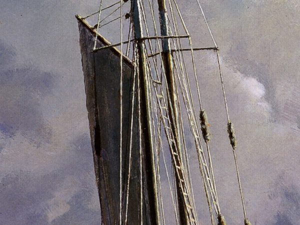 John Stobart - Key Largo: The Schooner "Yankee" Entering Ocean Reef