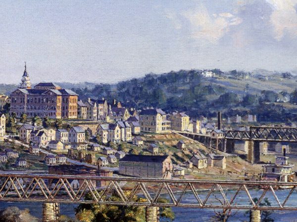 John Stobart - Knoxville: The "City of Knoxville" Arriving from Chattanooga