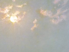 John Stobart - London: Moonlight over the Lower Pool in 1897