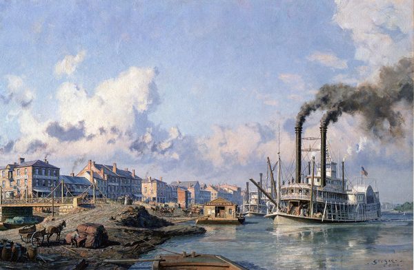 John Stobart - Louisville: The People's Line Packet "Wild Wagoner"