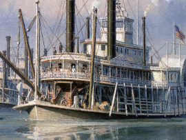 John Stobart - Louisville: The People's Line Packet 