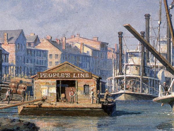 John Stobart - Louisville: The People's Line Packet "Wild Wagoner"