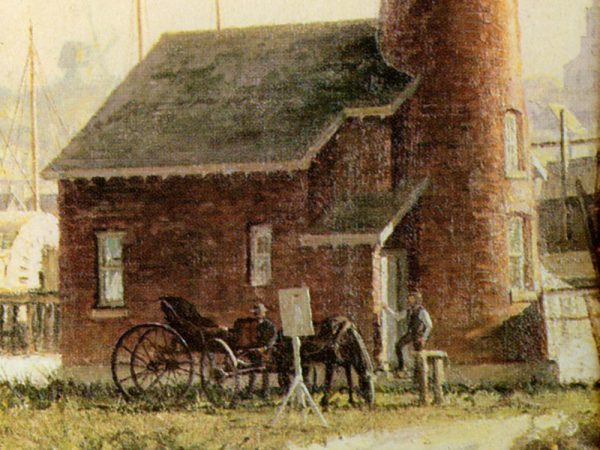 John Stobart - Nantucket: The Celebrated Whaling Port in 1835