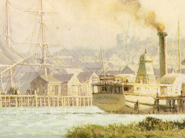 John Stobart - Nantucket: The Celebrated Whaling Port in 1835