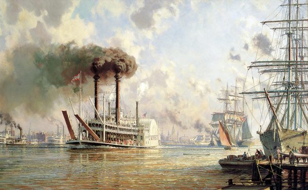 John Stobart - New Orleans: The "J.M. White" Mistress of the Mississippi