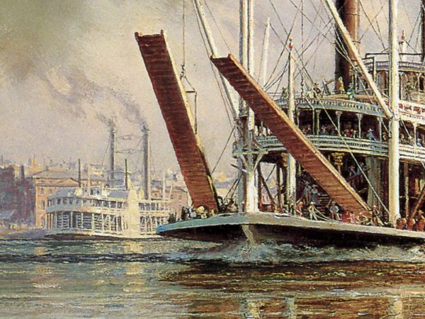 John Stobart - New Orleans: The "J.M. White" Mistress of the Mississippi