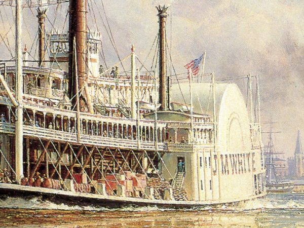 John Stobart - New Orleans: The "J.M. White" Mistress of the Mississippi