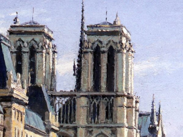 John Stobart - Paris: Notre Dame and Pont St. Michel