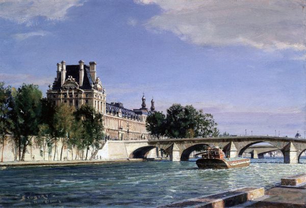 John Stobart - Paris: The Louvre at Point Royal