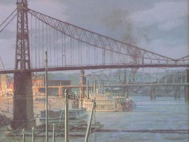 John Stobart - Pittsburgh: The Stern Wheel Packet 