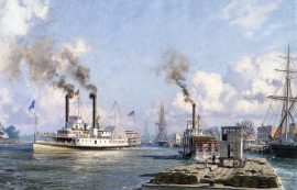 John Stobart - Sacramento: The Celebrated River Steamer 