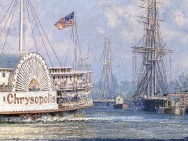 John Stobart - Sacramento: The Celebrated River Steamer 